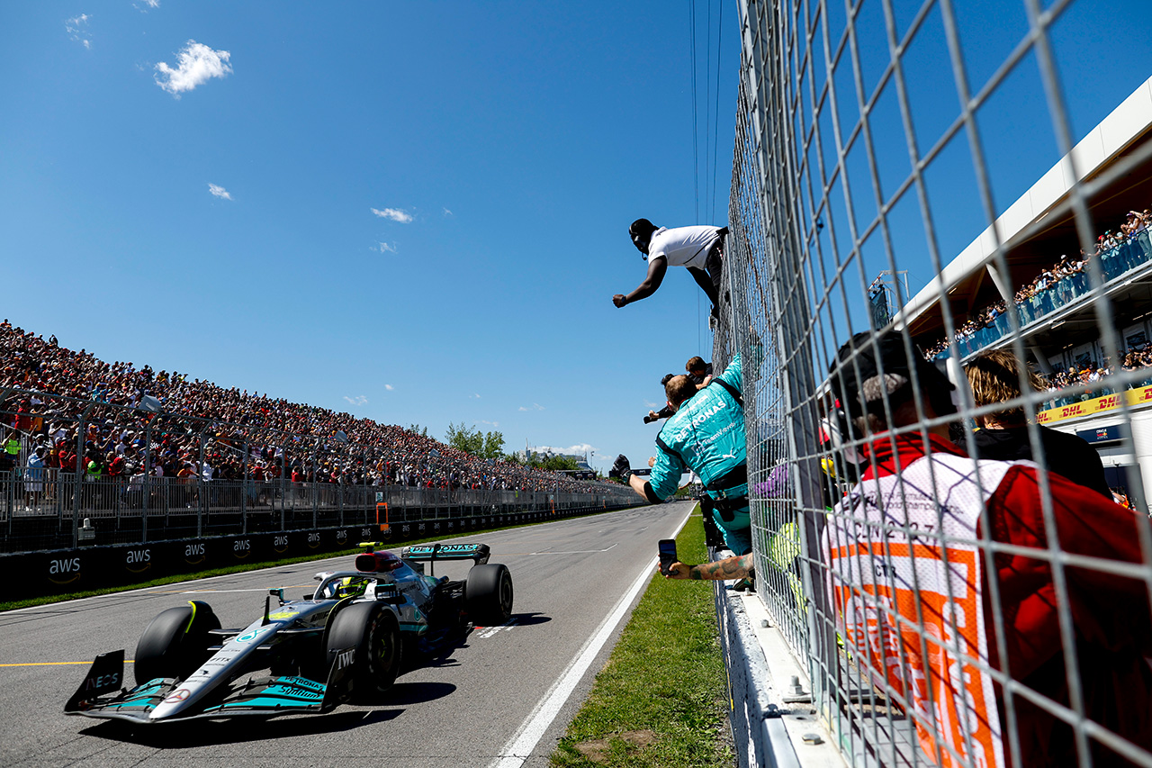 ルイス・ハミルトン メルセデスAMG・ペトロナス・モータースポーツ F1 カナダグランプリ