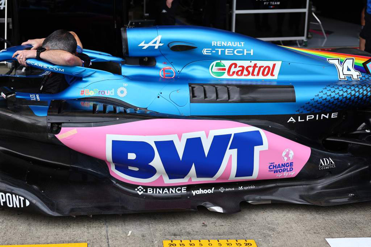 アルピーヌF1チーム イギリスグランプリ