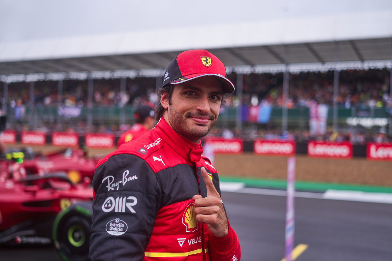カルロス・サインツJr. スクーデリア・フェラーリ F1 イギリスグランプリ ポールポジション