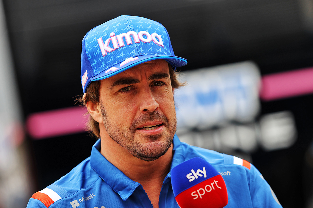 フェルナンド・アロンソ アルピーヌF1チーム イギリスグランプリ