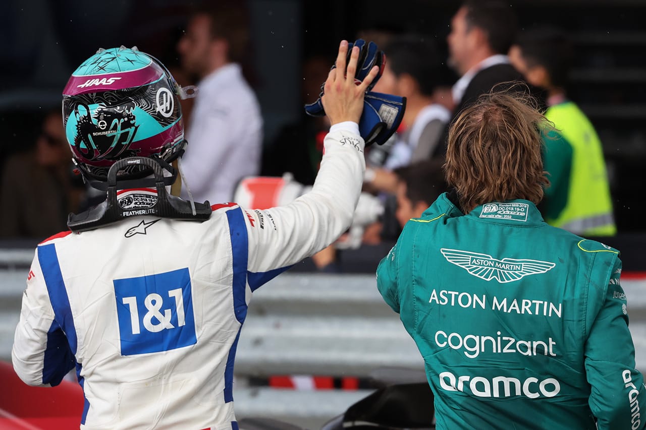 セバスチャン・ベッテル ミック・シューマッハ F1 イギリスグランプリ