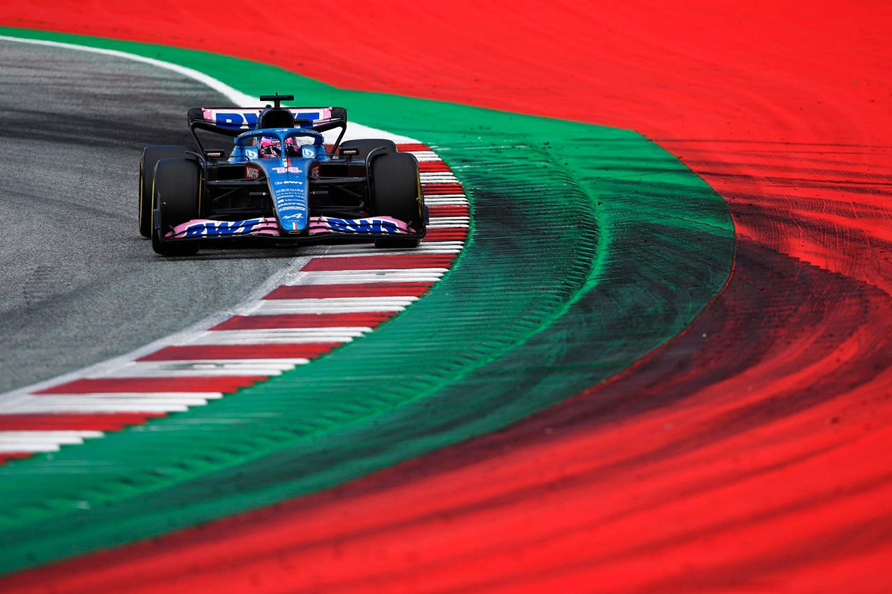 フェルナンド・アロンソ アルピーヌF1チーム オーストリアグランプリ