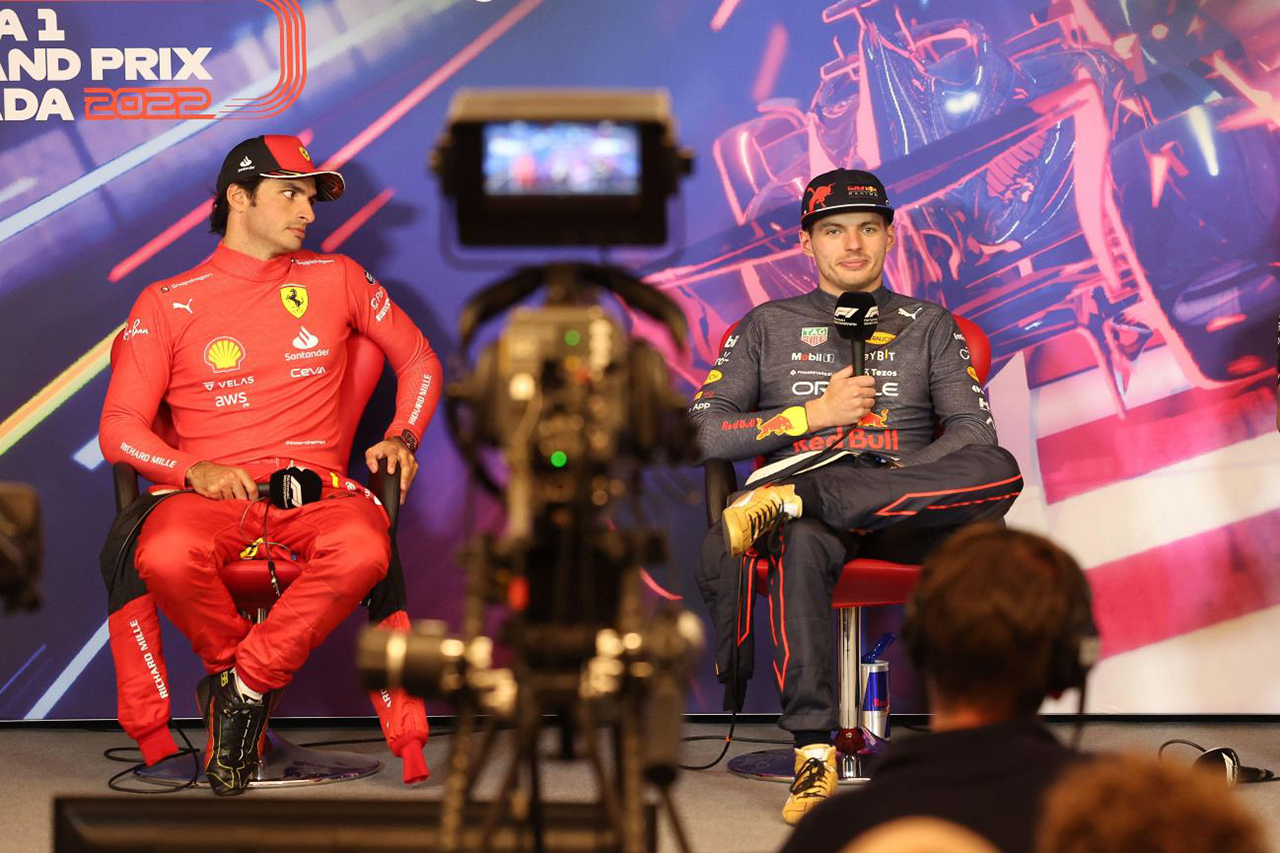 マックス・フェルスタッペンとカルロス・サインツJr.