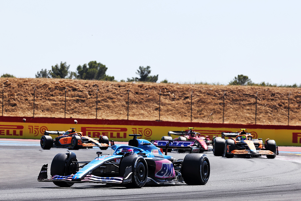 フェルナンド・アロンソ アルピーヌF1チーム フランスグランプリ