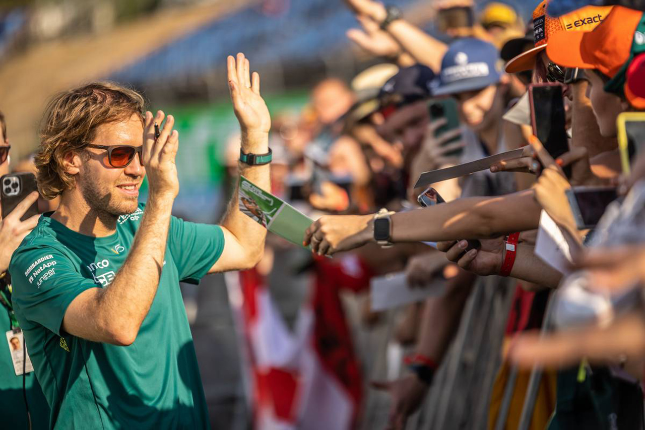 セバスチャン・ベッテル(アストンマーティンF1チーム) F1 ハンガリーグランプリ