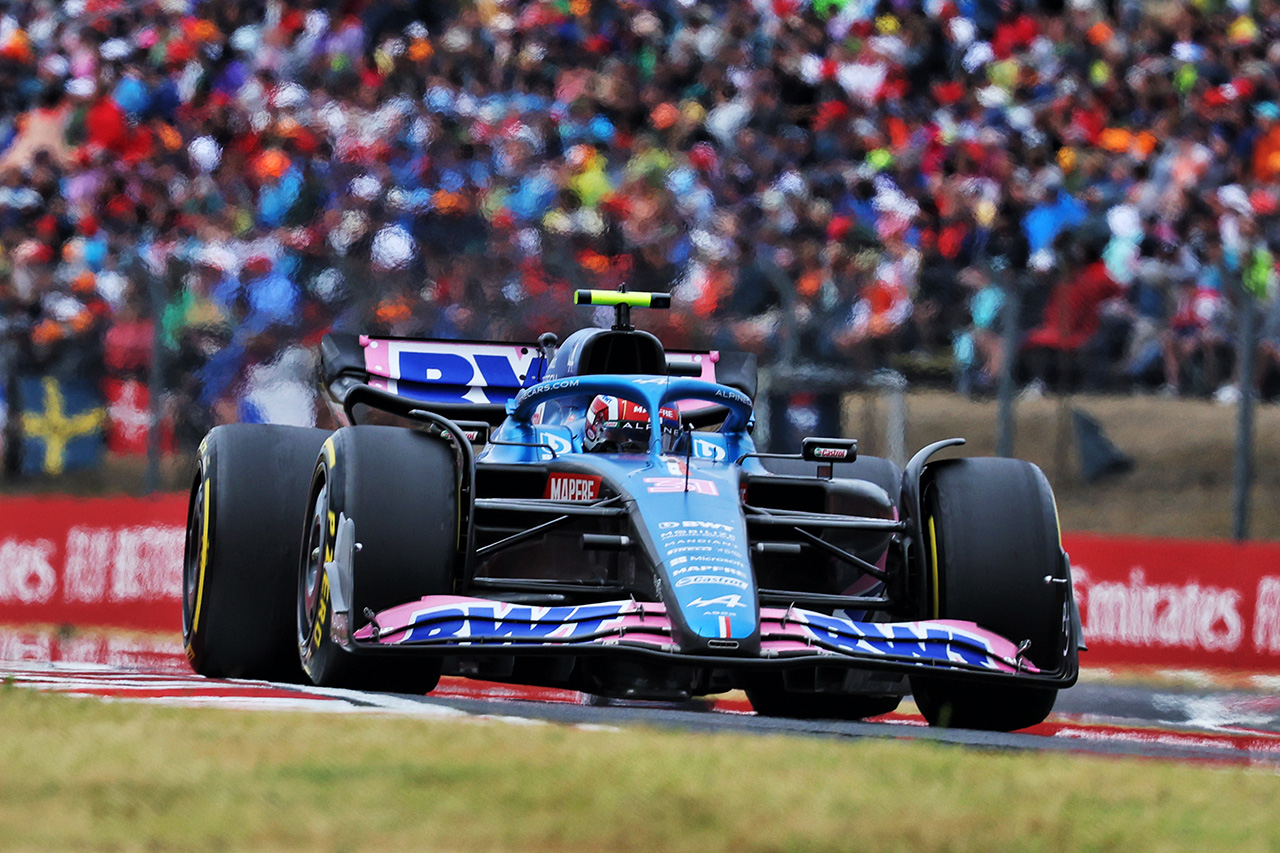 エステバン・オコン アルピーヌF1チーム ハンガリーグランプリ