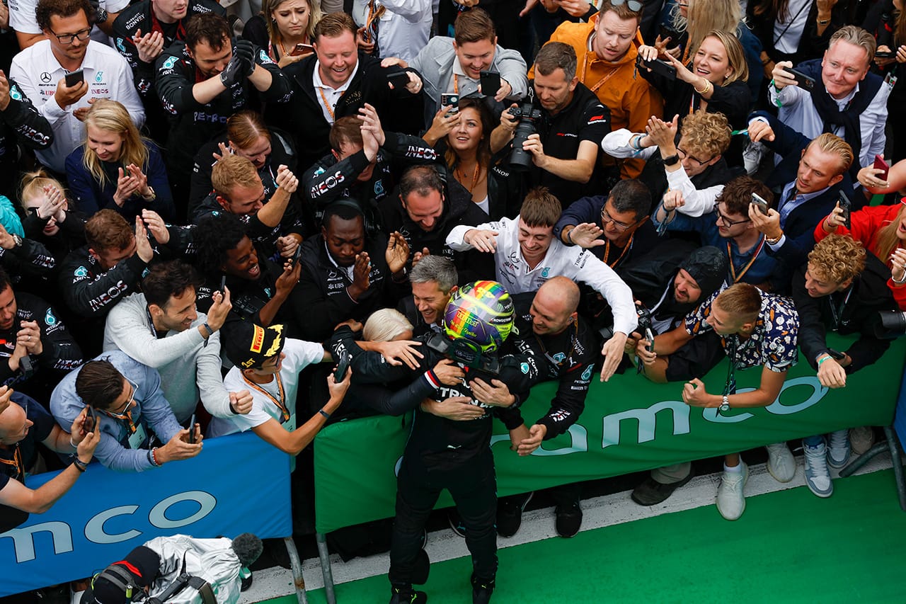 ルイス・ハミルトン メルセデスAMG・ペトロナス・モータースポーツ F1 ハンガリーグランプリ