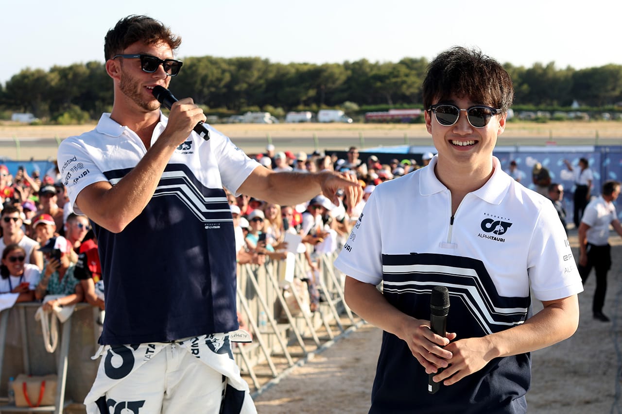 ピエール・ガスリーと角田裕毅 (スクーデリア・アルファタウリ) F1