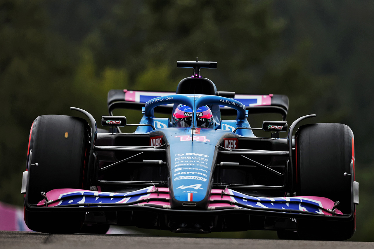 フェルナンド・アロンソ アルピーヌF1チーム ベルギーグランプリ
