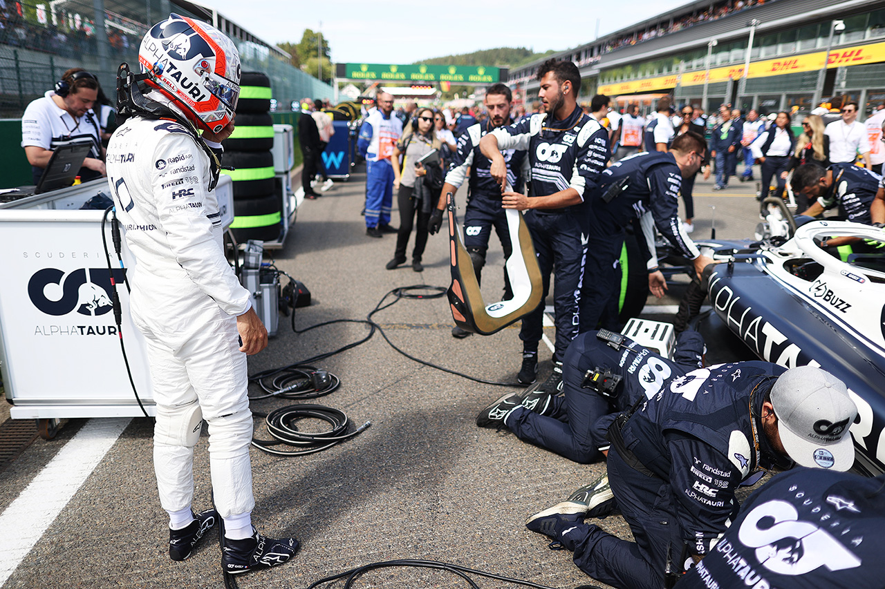 ピエール・ガスリー スクーデリア・アルファタウリ F1 ベルギーグランプリ
