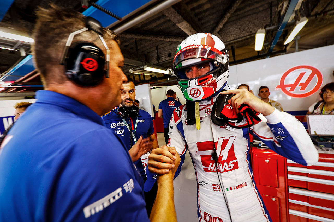 アントニオ・ジョビナッツィ ハースF1チーム イタリアグランプリ 金曜フリー走行