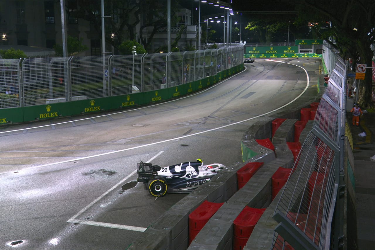角田裕毅 スクーデリア・アルファタウリ F1 シンガポールグランプリ