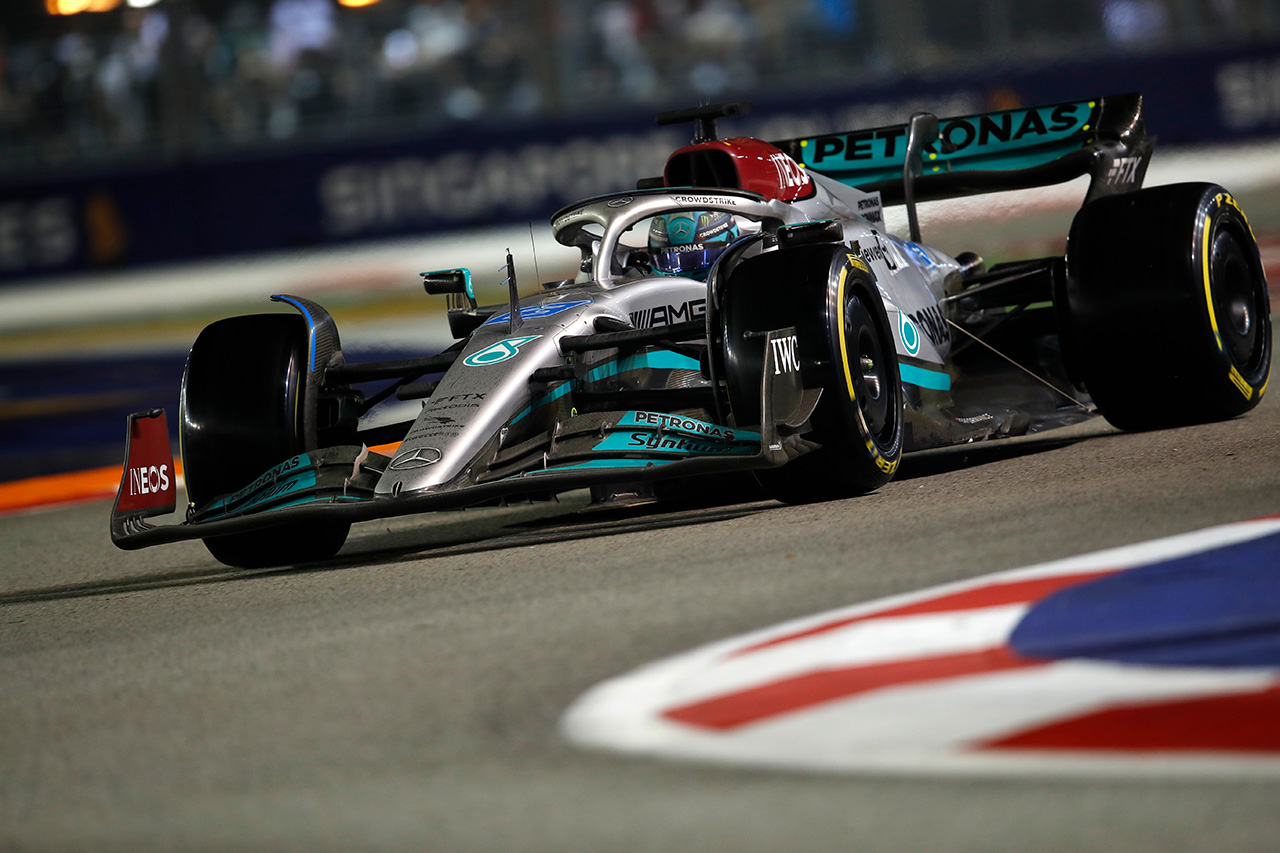 ジョージ・ラッセル メルセデスAMG・ペトロナス・モータースポーツ F1 シンガポールグランプリ