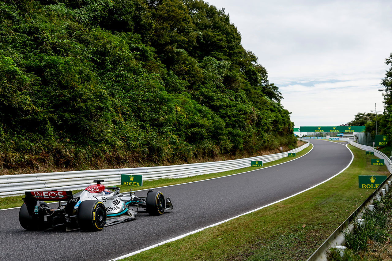 ジョージ・ラッセル メルセデスAMG・ペトロナス・モータースポーツ F1 日本グランプリ