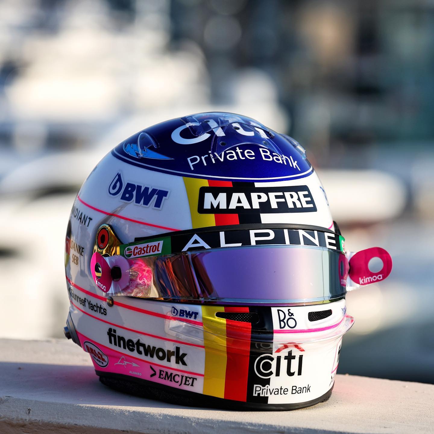 フェルナンド・アロンソ 2022年 F1アブダビGP ヘルメット