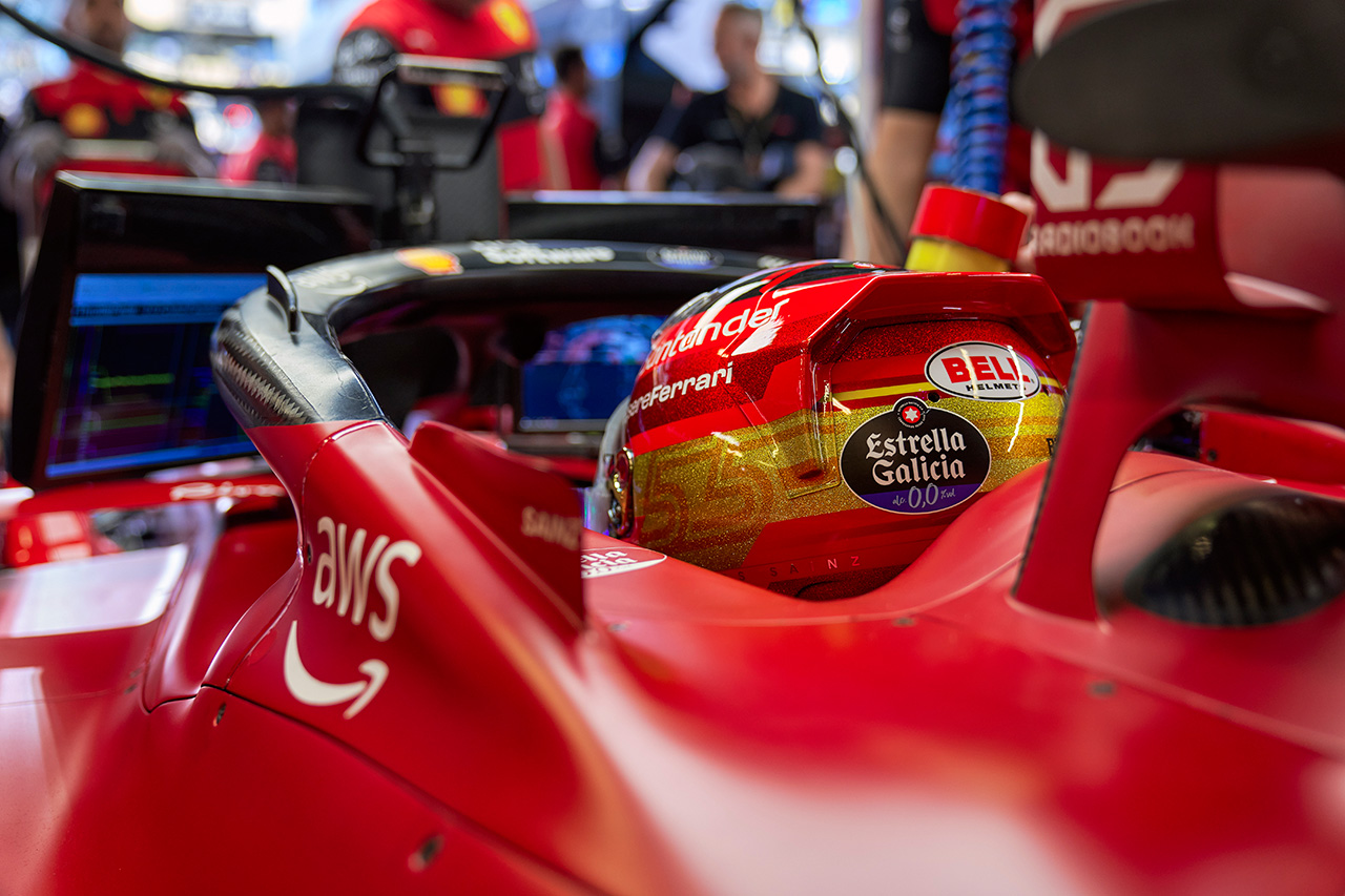 カルロス・サインツJr. スクーデリア・フェラーリ F1 アブダビGP Carlos Sainz Jr Scuderia Ferrari 2022 F1 Abu Dhabi Grand Prix