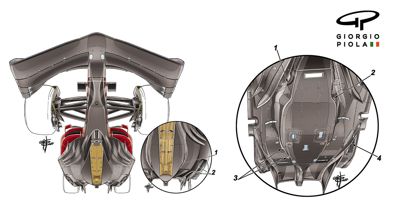 レッドブル RB18 フロア