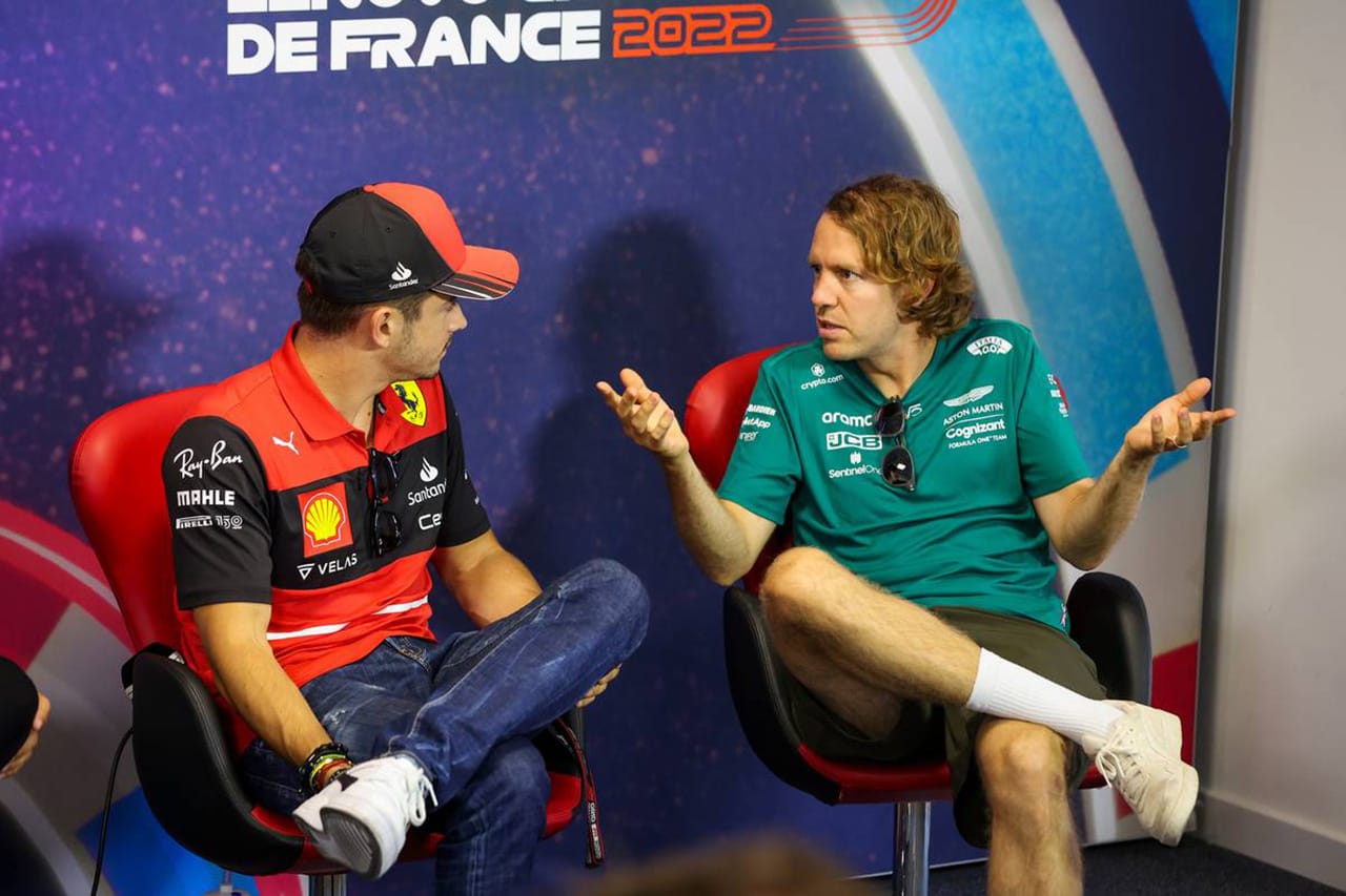 F1 セバスチャン・ベッテル シャルル・ルクレール