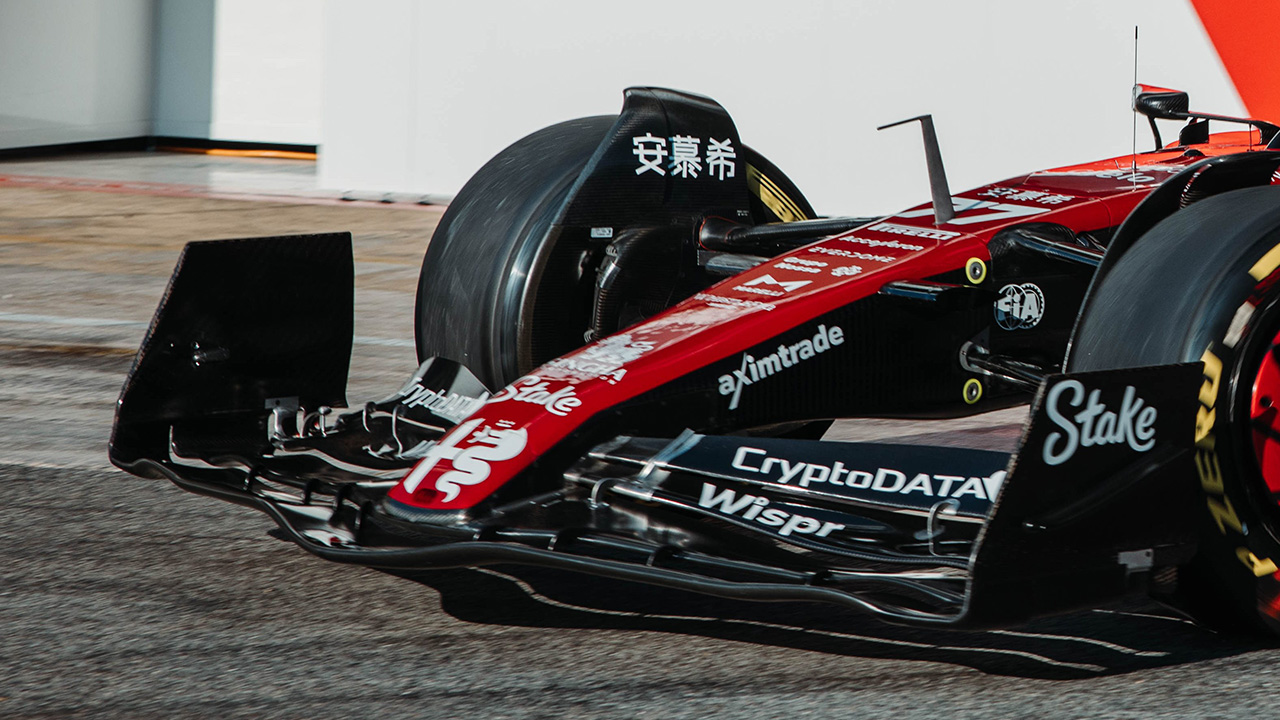 アルファロメオF1チーム C43 フロント