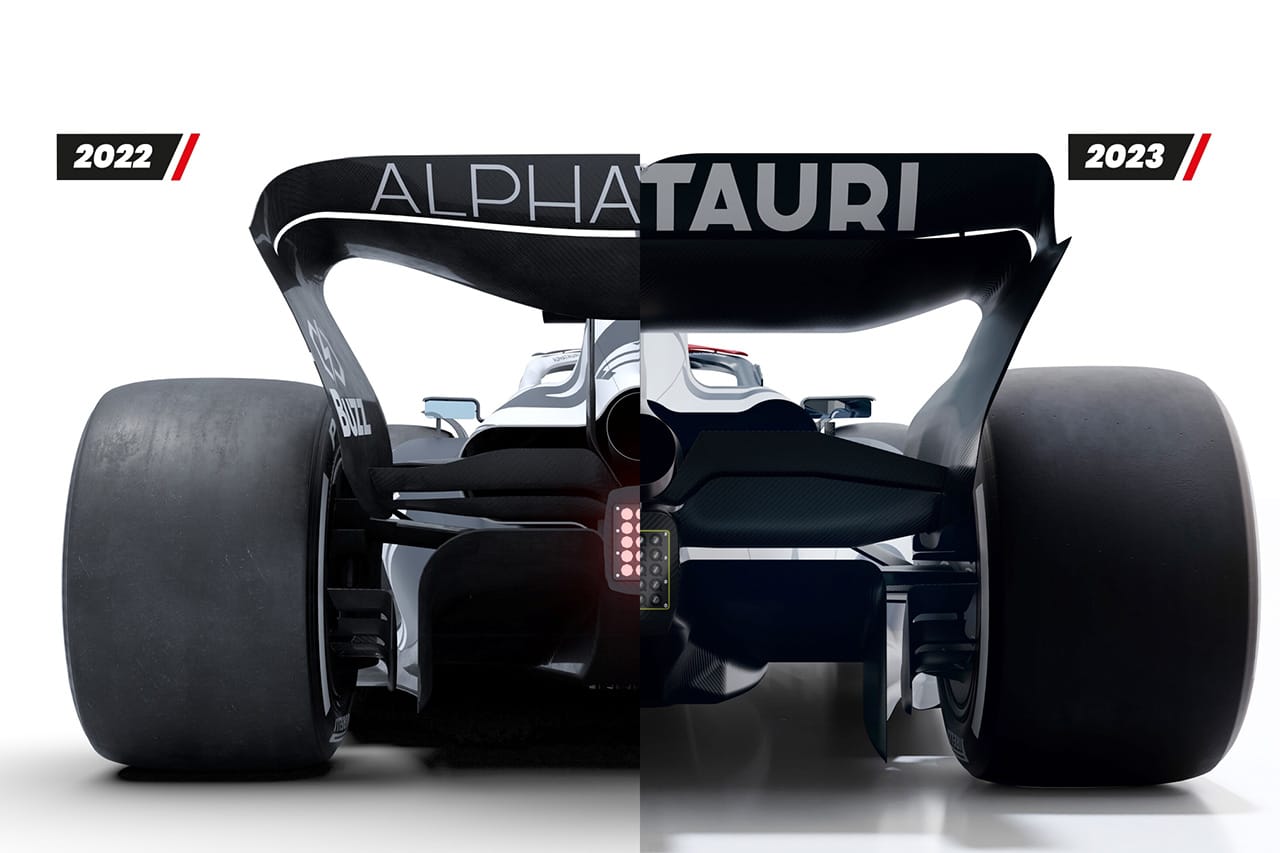 アルファタウリF1 AT04 リアサスペンション