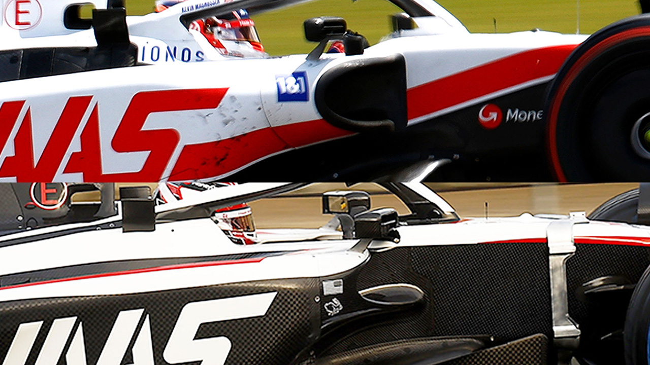 ハースF1 VF-23 ラジエーターインレット