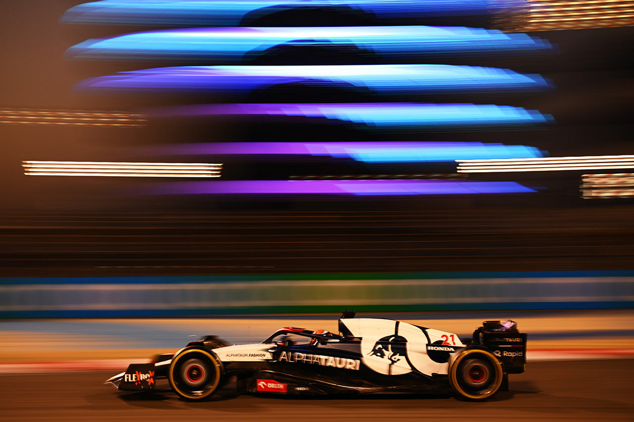 ニック・デ・フリース スクーデリア・アルファタウリ F1バーレーンテスト 2日目