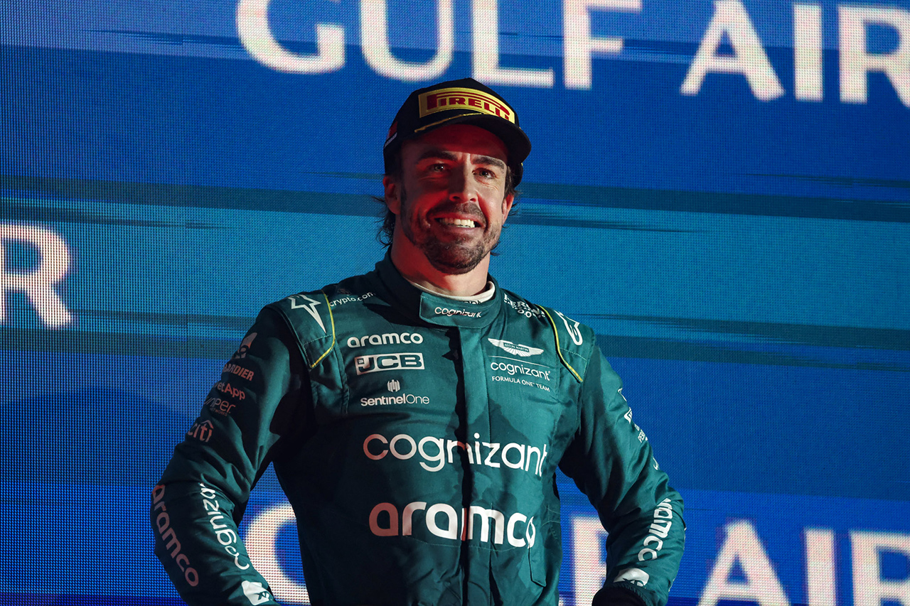 フェルナンド・アロンソ(アストンマーティン・コグニザント・フォーミュラワンチーム) F1バーレーンGP