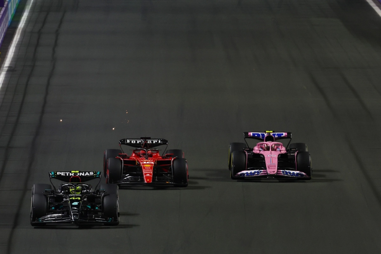 F1マシン 乱気流