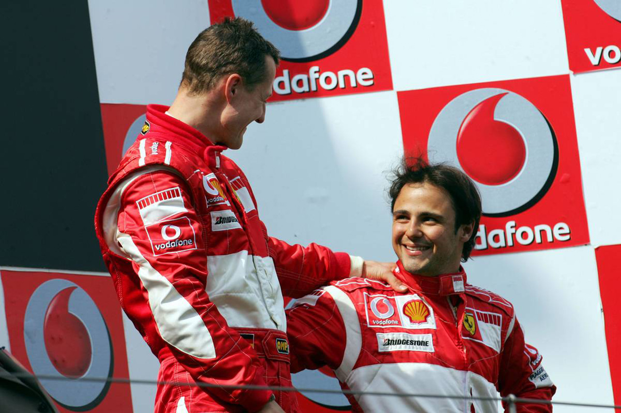 F1:フェリペ・マッサとミハエル・シューマッハ