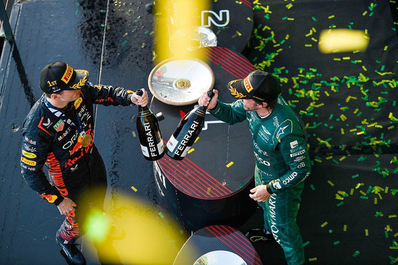F1:マックス・フェルスタッペンとフェルナンド・アロンソ