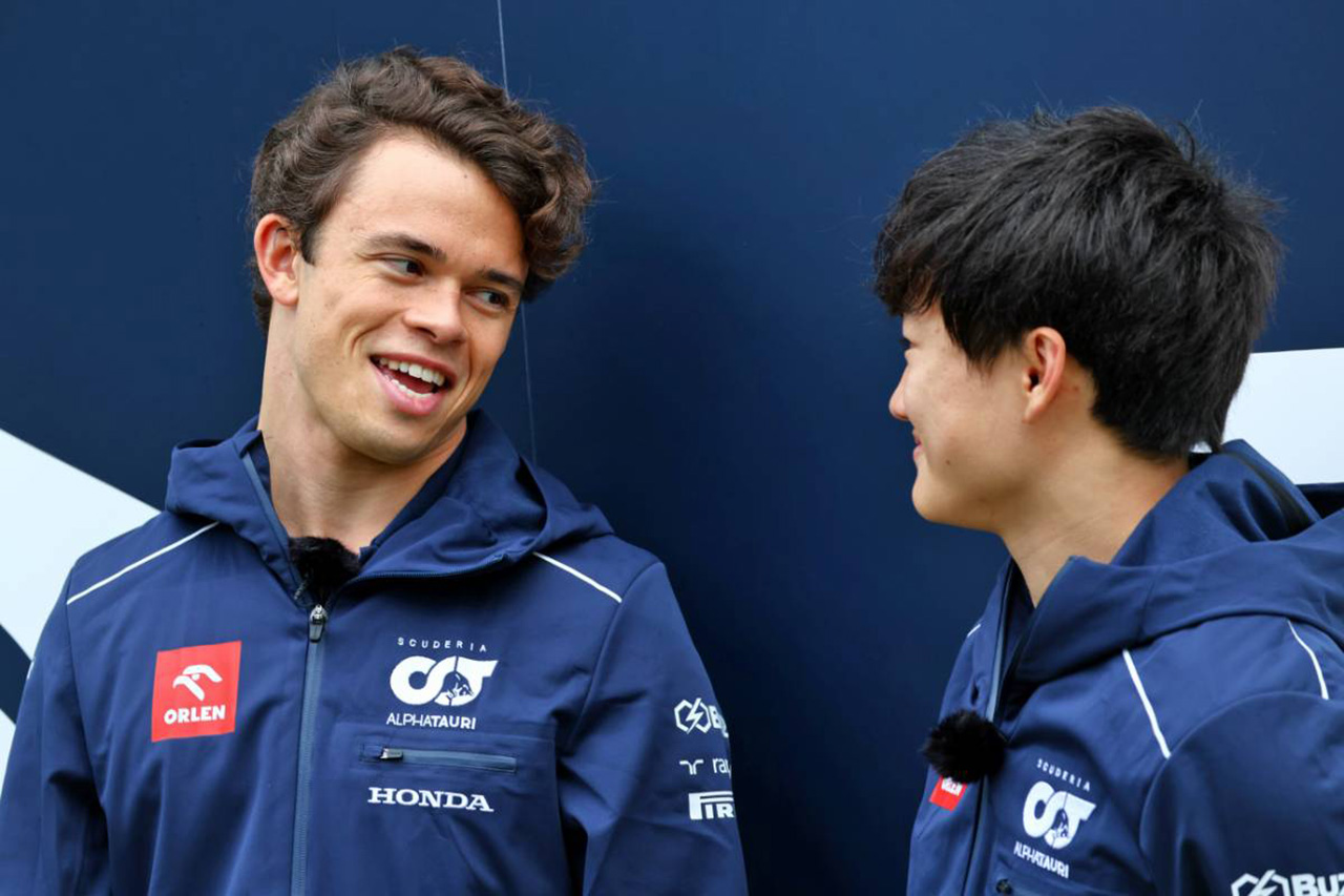 角田裕毅 スクーデリア・アルファタウリ F1 ニック・デ・フリース