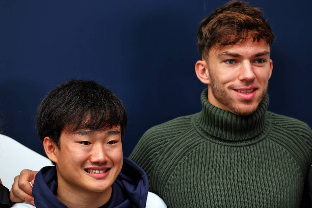 角田裕毅 スクーデリア・アルファタウリ F1 ピエール・ガスリー