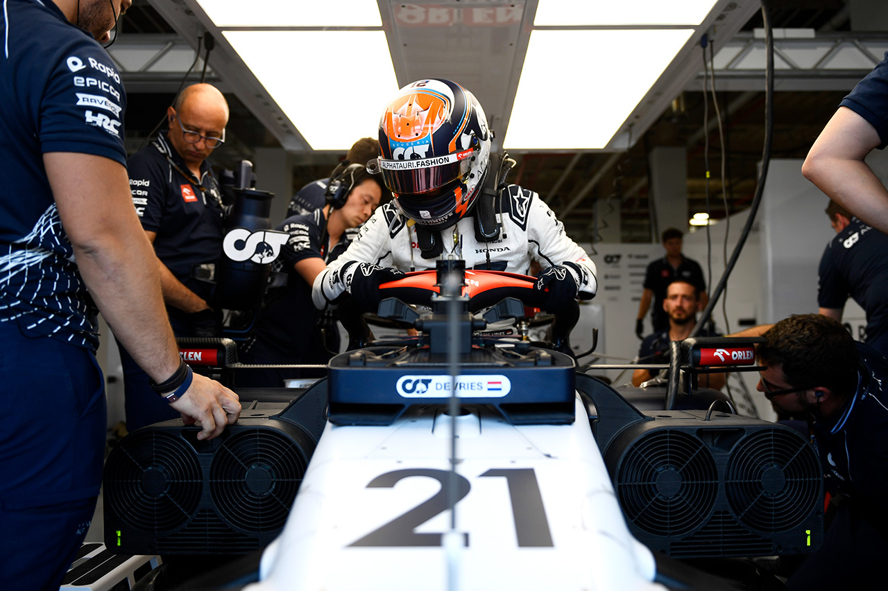 ニック・デ・フリース F1 マイアミGP スクーデリア・アルファタウリ