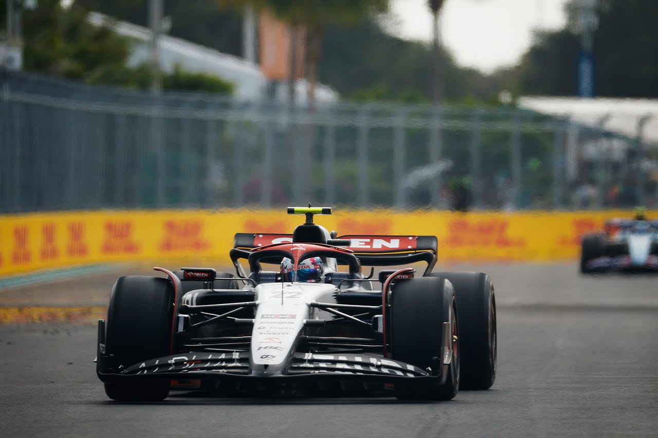 角田裕毅 F1 マイアミGP スクーデリア・アルファタウリ
