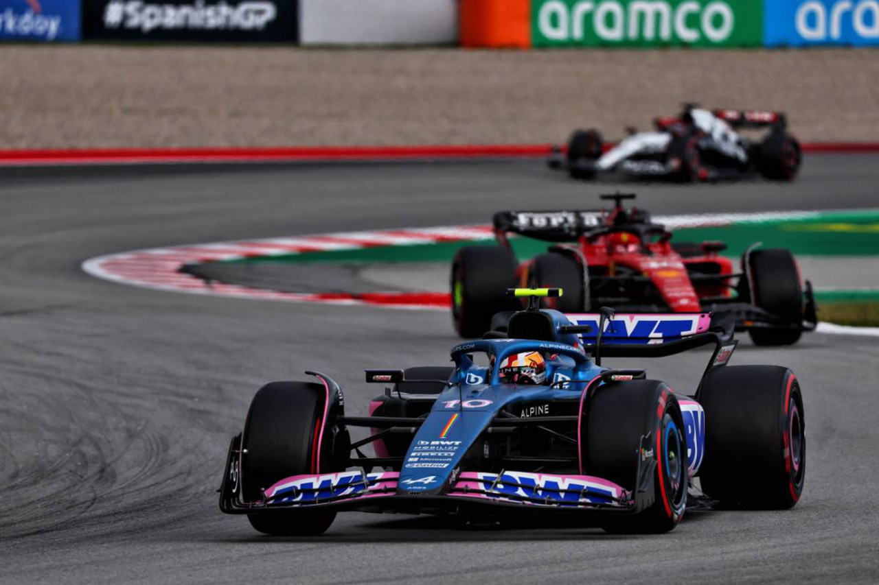 ピエール・ガスリー アルピーヌF1チーム スペインGP