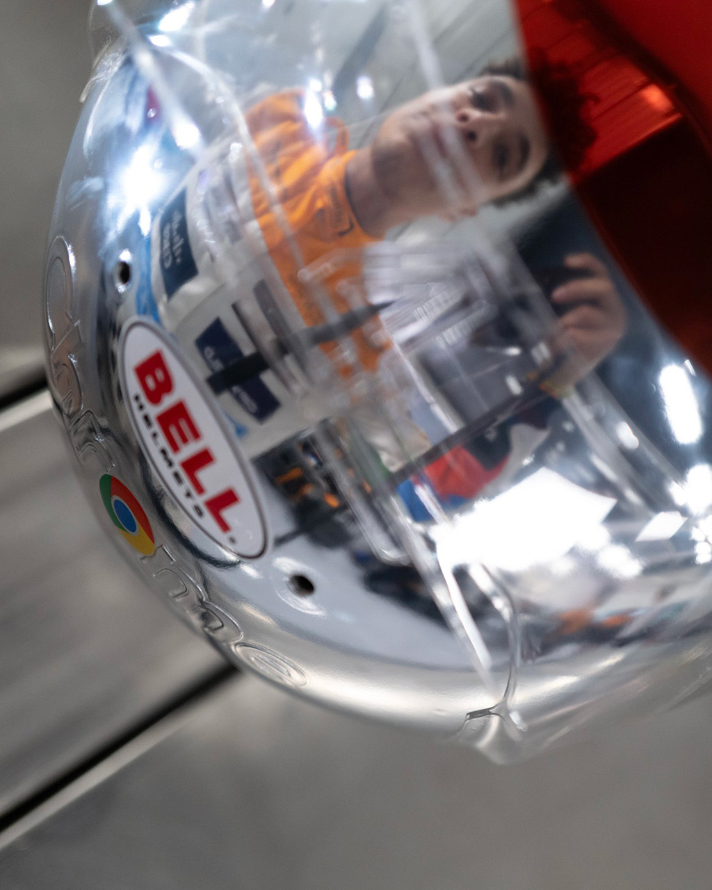 ランド・ノリス マクラーレン F1 イギリスGP ヘルメット