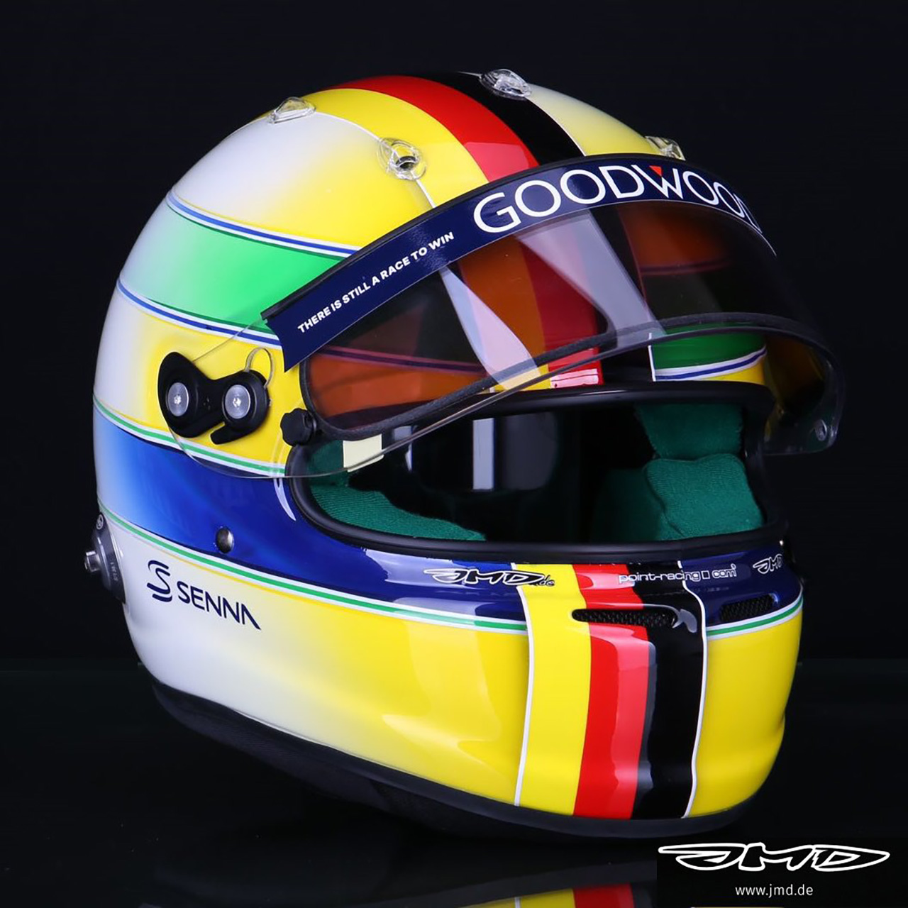 セバスチャン・ベッテル F1 アイルトン・セナ ヘルメット(2023年 グッドウッド・フェスティバル・オブ・スピード)