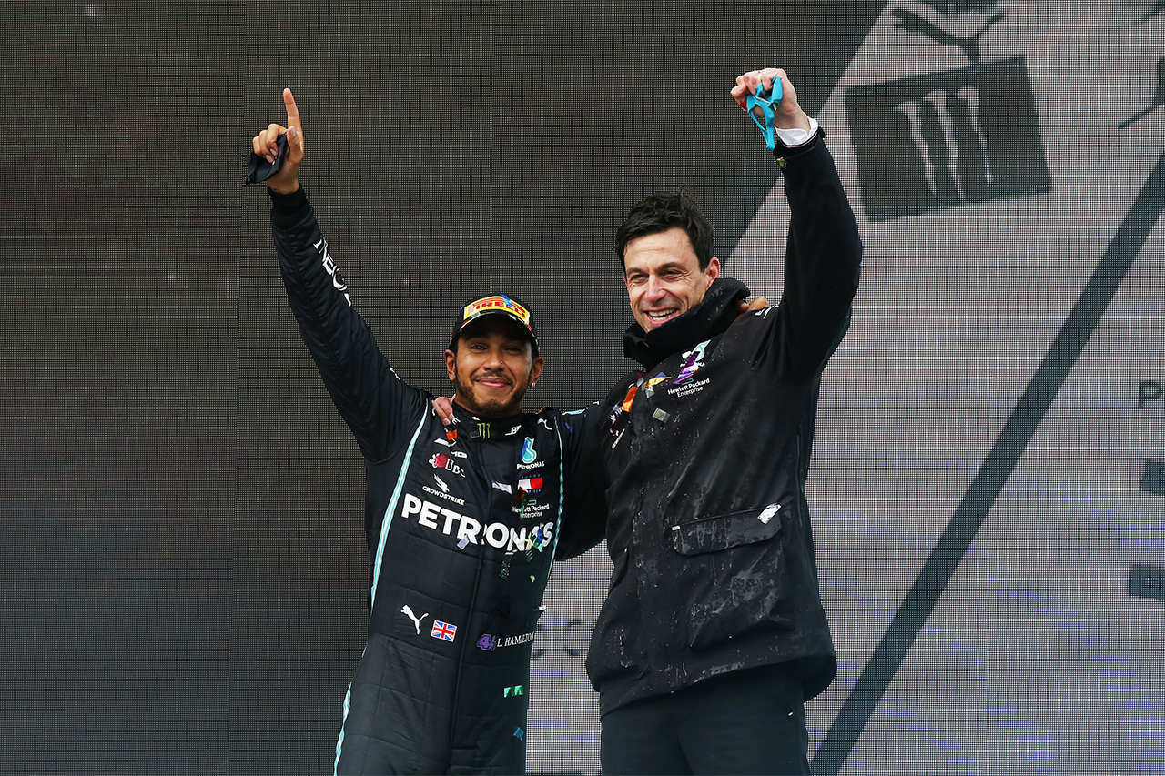 メルセデスAMG・ペトロナス・モータースポーツ F1 ルイス・ハミルトン トト・ヴォルフ