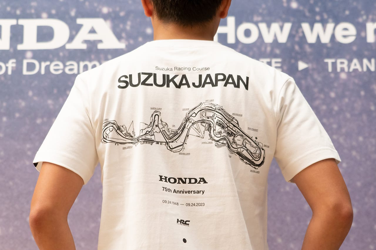 ホンダF1 日本グランプリ 鈴鹿×Honda75周年記念 Tシャツ