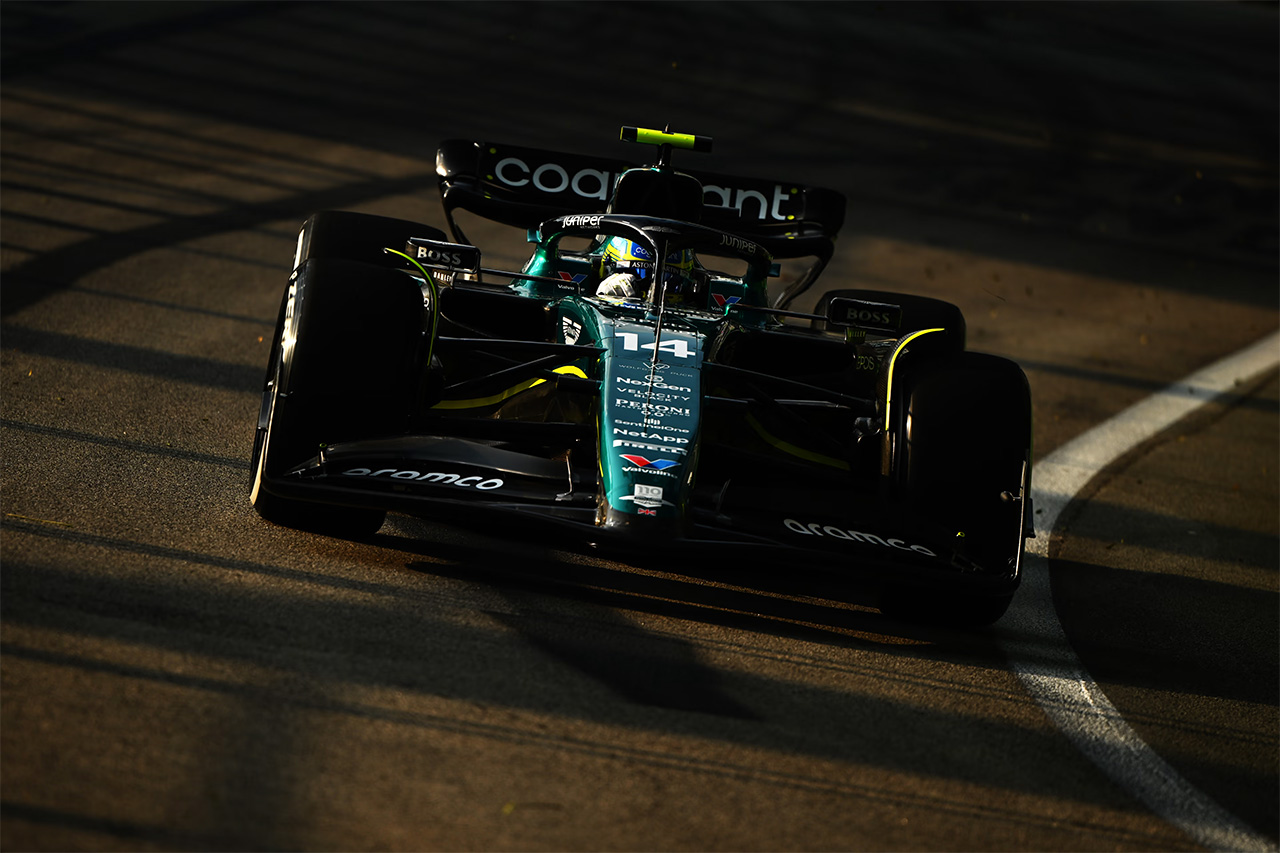 フェルナンド・アロンソ F1 シンガポールグランプリ アストンマーティン・コグニザント・フォーミュラワンチーム