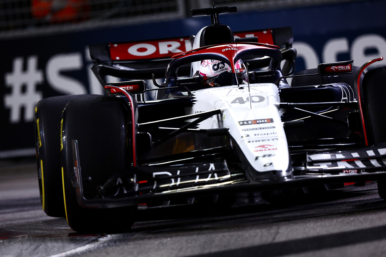 リアム・ローソン スクーデリア・アルファタウリ F1 シンガポールグランプリ