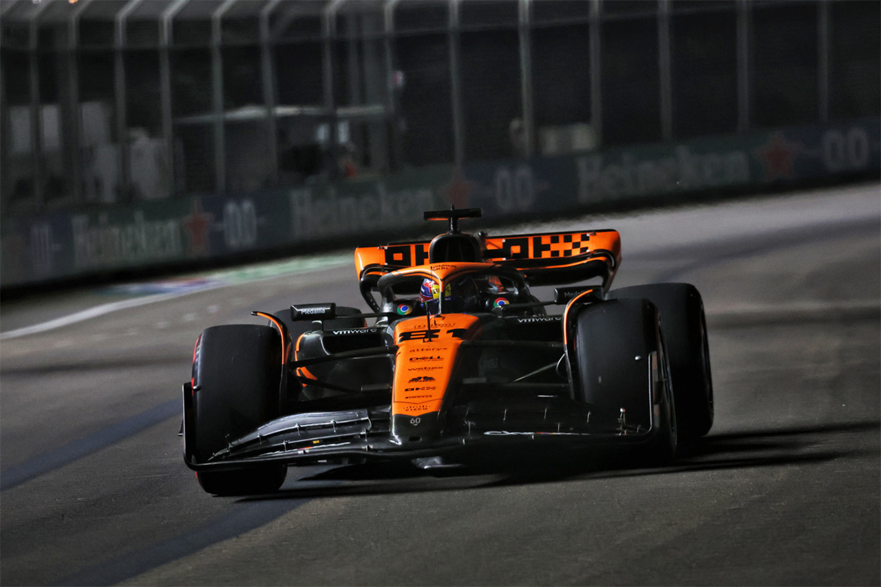 オスカー・ピアストリ マクラーレン F1 シンガポールグランプリ