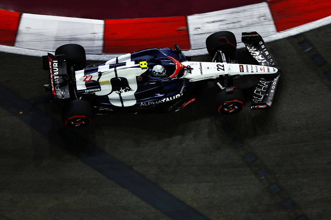 角田裕毅 F1 シンガポールグランプリ