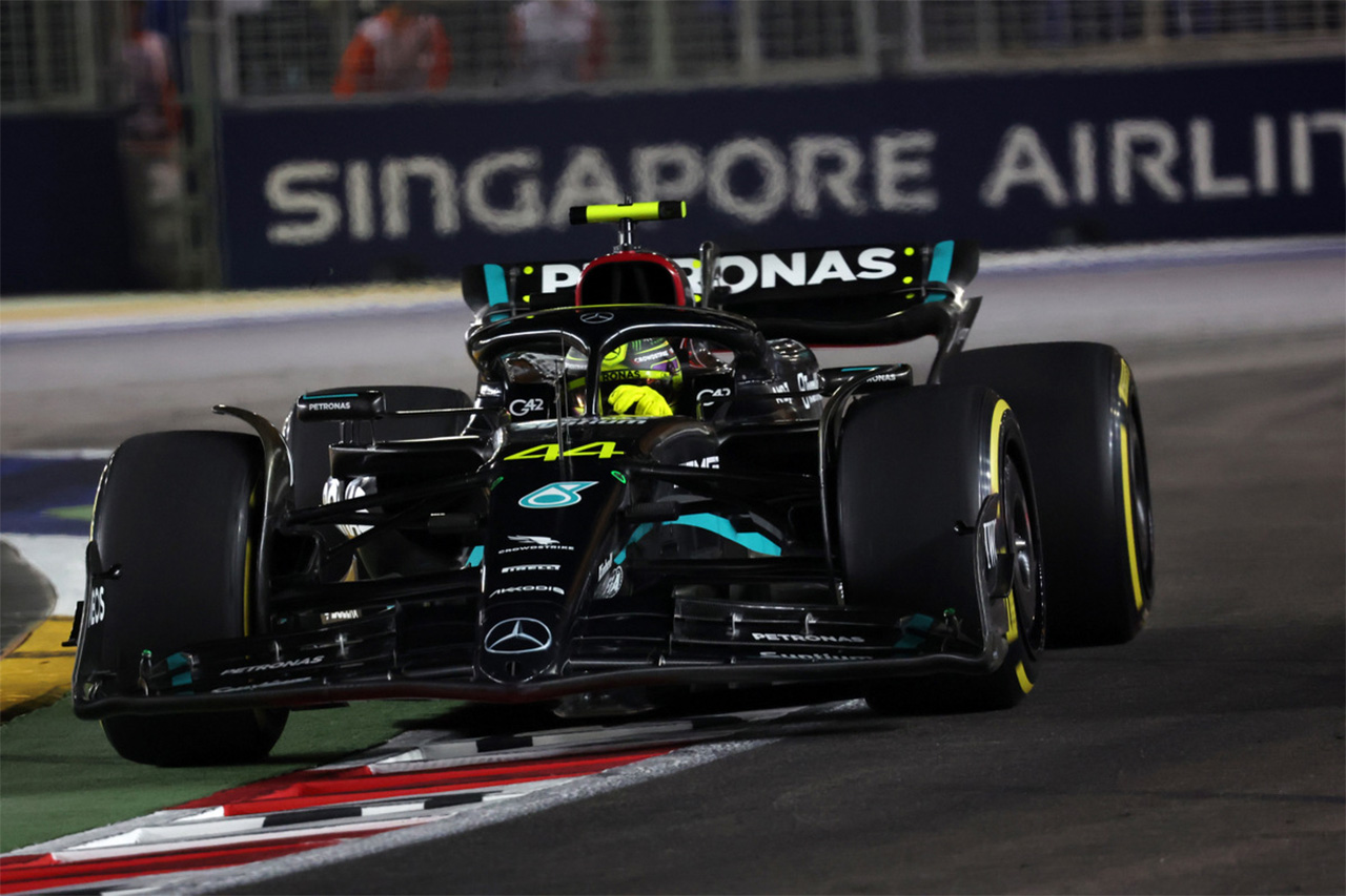 ルイス・ハミルトン メルセデスAMG・ペトロナス・モータースポーツ F1 シンガポールグランプリ