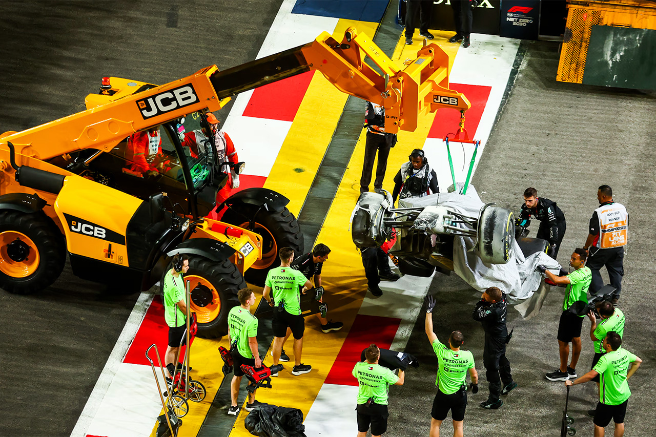ジョージ・ラッセル F1シンガポールGP メルセデスAMG・ペトロナス・モータースポーツ