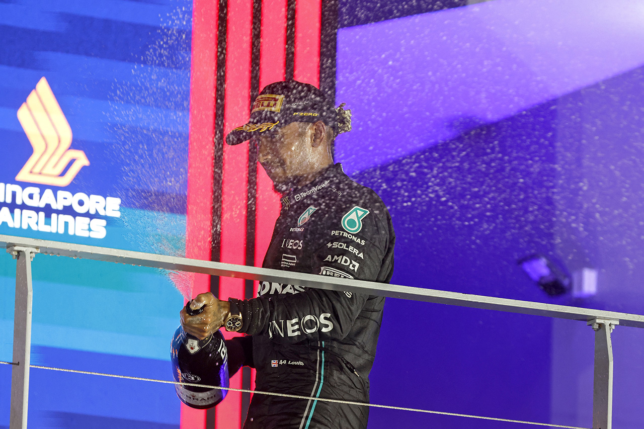 ルイス・ハミルトン F1 シンガポールGP メルセデスAMG・ペトロナス・モータースポーツ