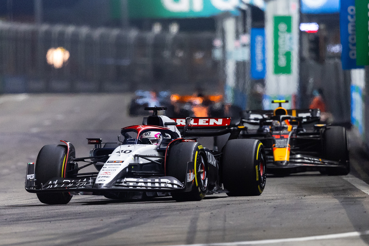 リアム・ローソン F1シンガポールGP スクーデリア・アルファタウリ