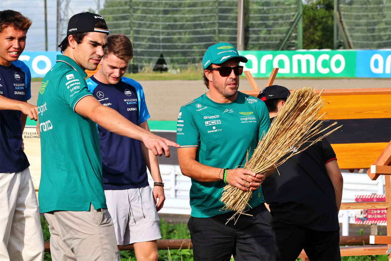 F1日本GP 鈴鹿サーキット:アロンソとストロール