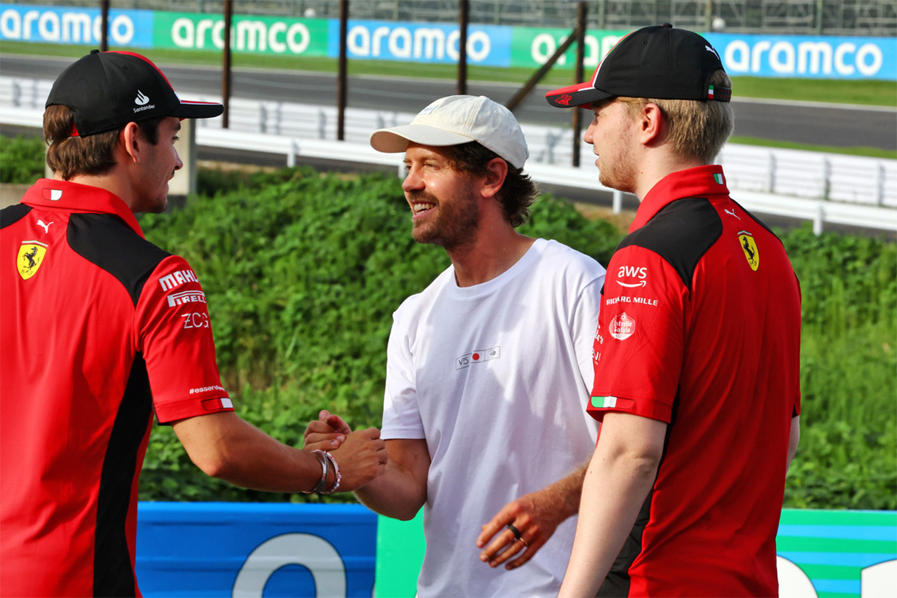F1日本GP 鈴鹿サーキット:ルクレールとシュワルツマン