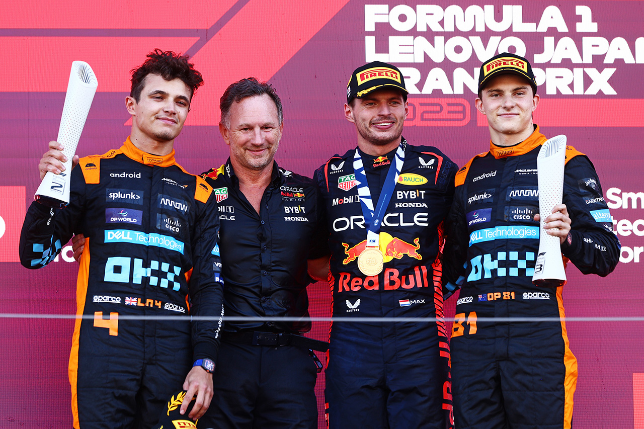 F１日本GP：オスカー・ピアストリがF1初表彰台